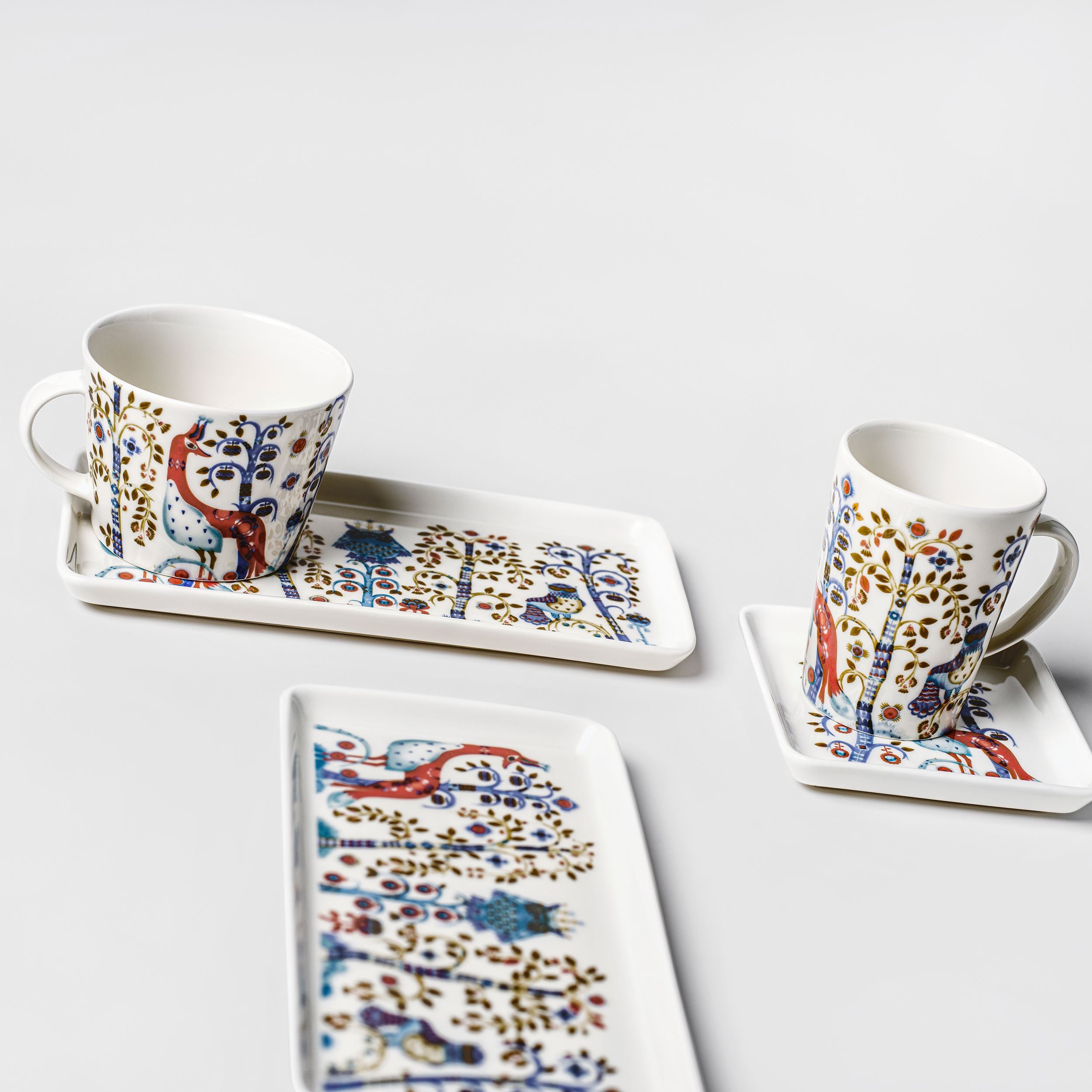 Taika plate rectangle 12x24cm white | Iittala