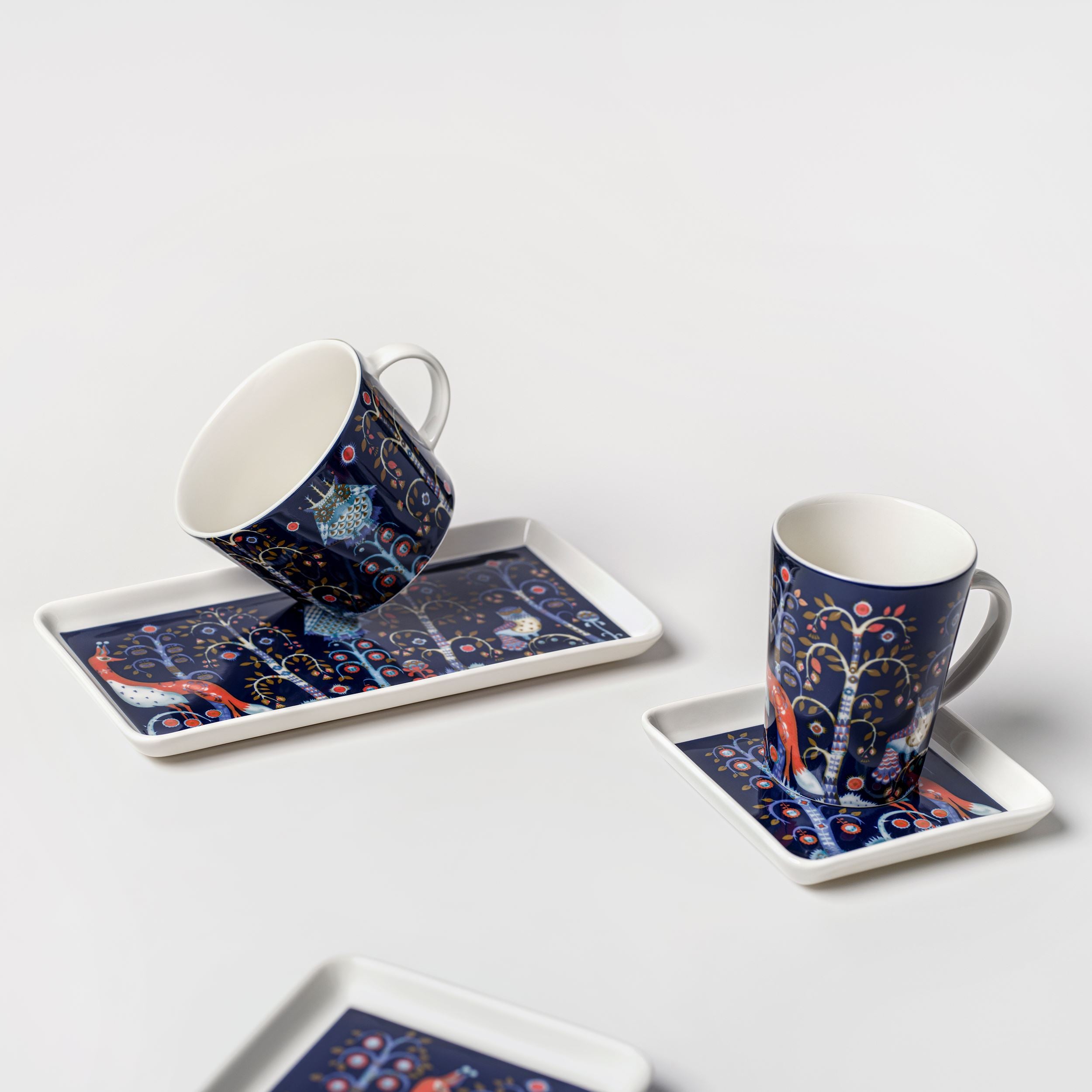 Taika plate rectangle 12x24cm blue | Iittala