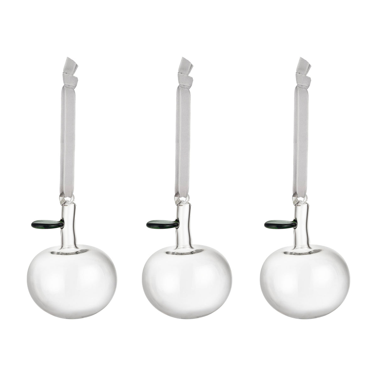 Iittala glass apple clear 3 set - Iittala glass apple clear 3set_