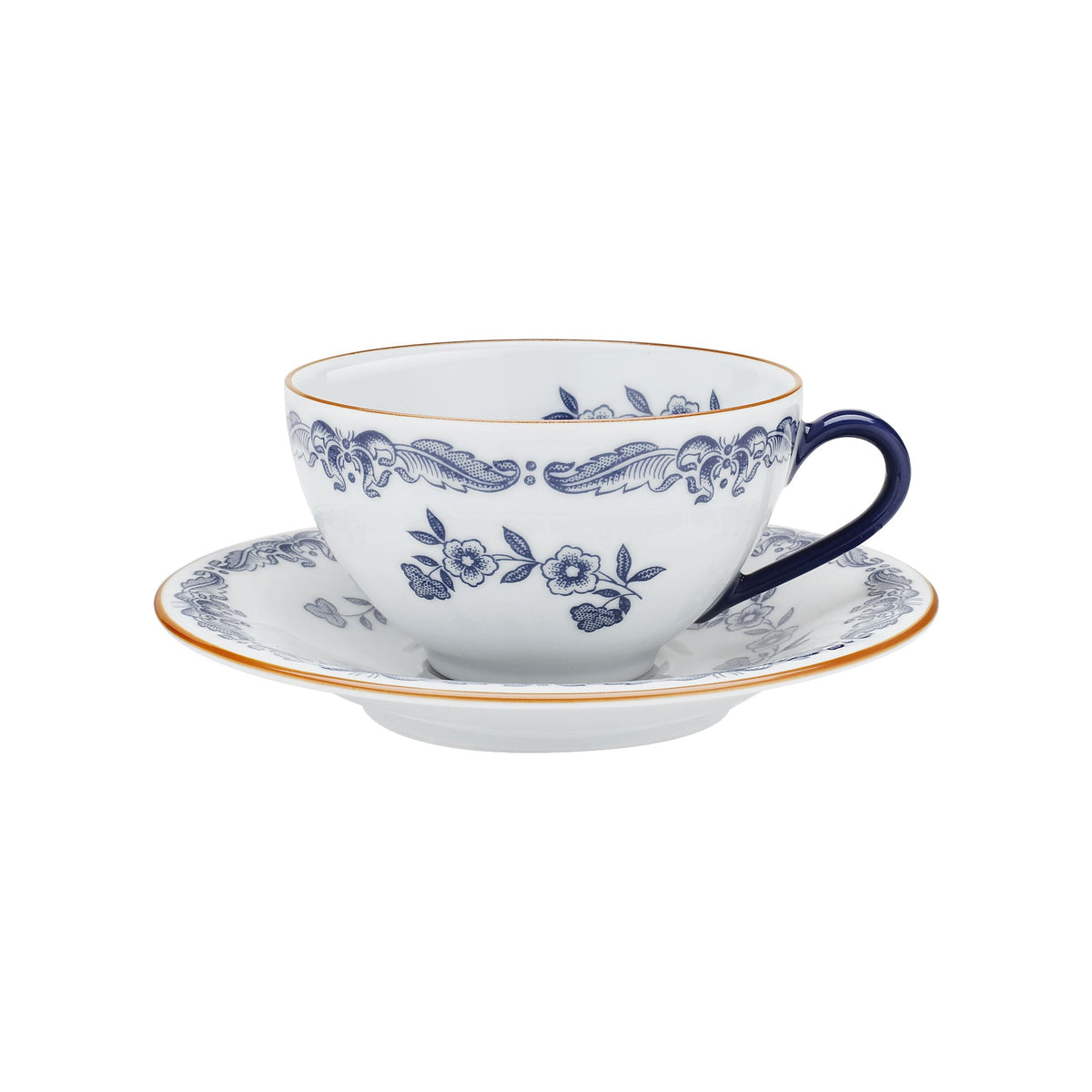 Ostindia tekopp 27cl & fat set - Ostindia tea cup 27cl + saucer set