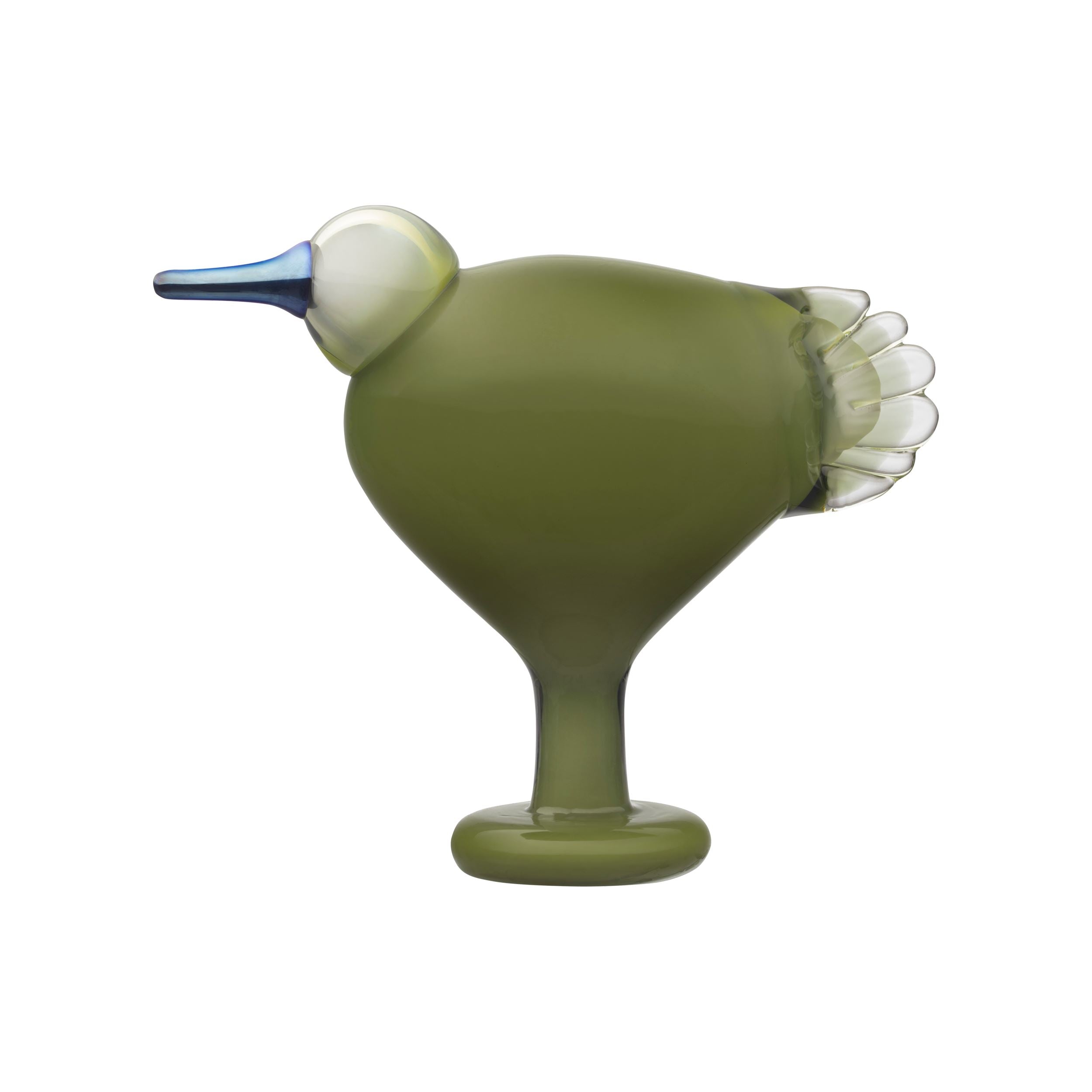  Birds by Toikka 置物 Birds by Toikka Leppäinen 190x165mm moss green | Iittala