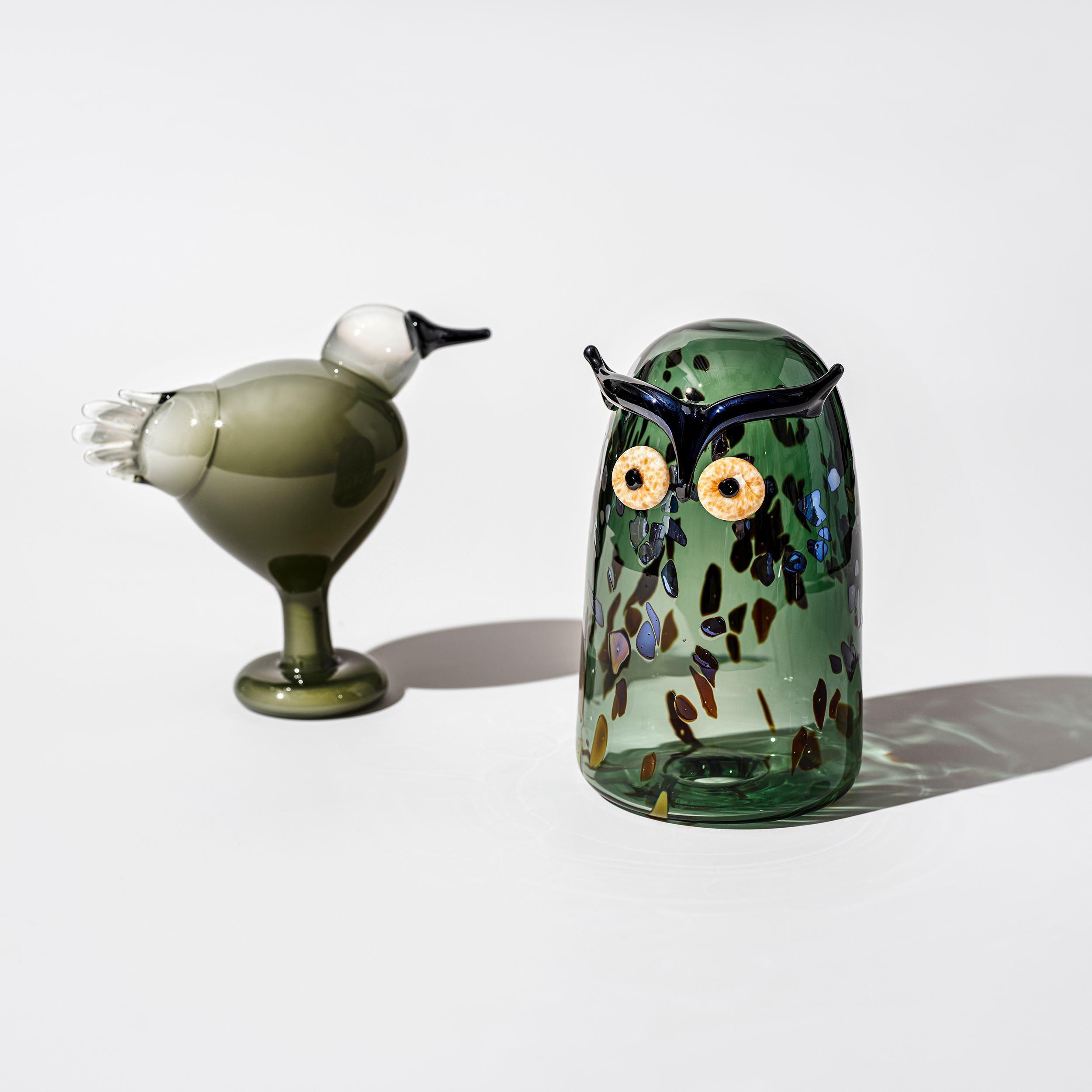 Birds by Toikka Leppäinen 190x165mm moss green | Iittala