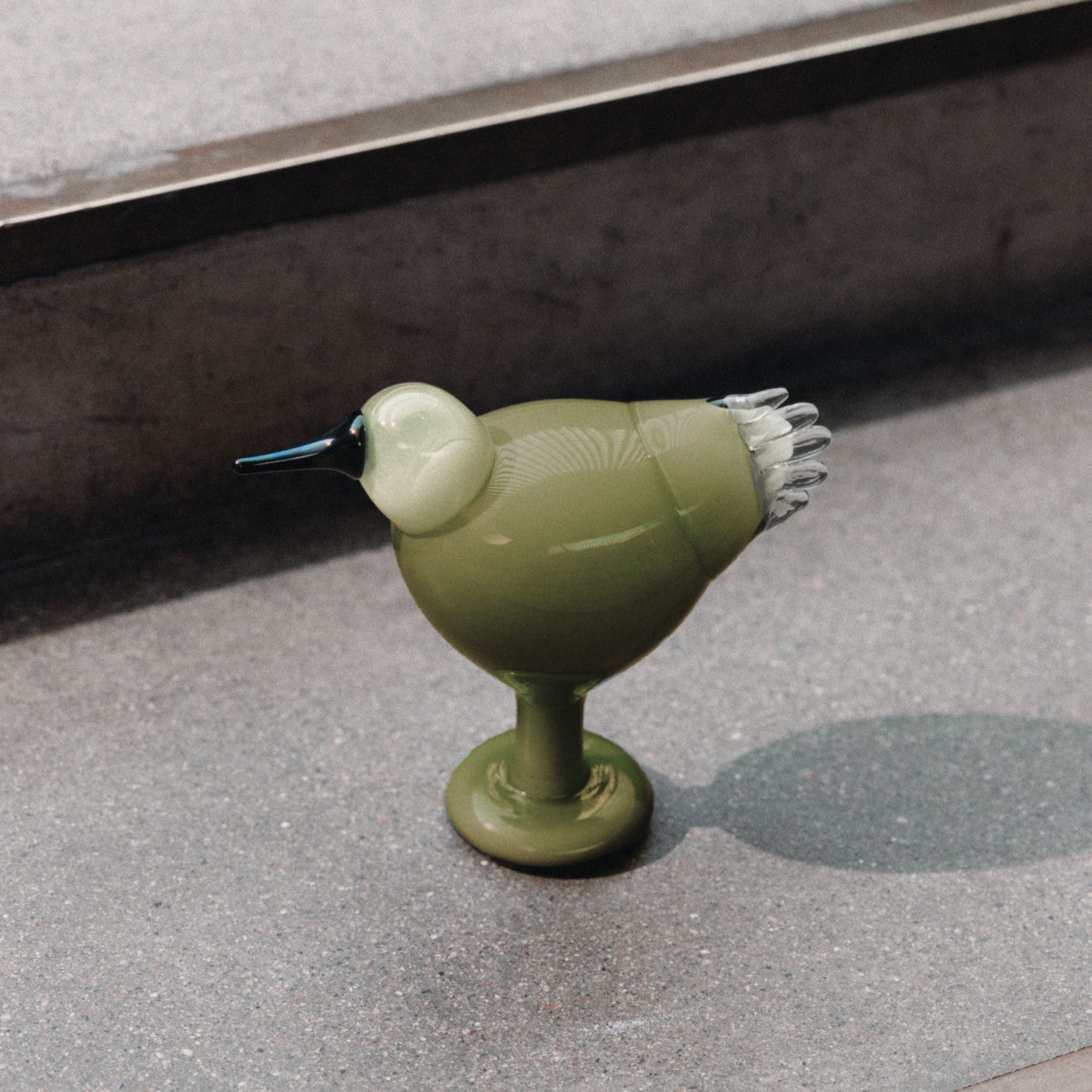 Birds by Toikka Leppäinen 190x165mm moss green | Iittala