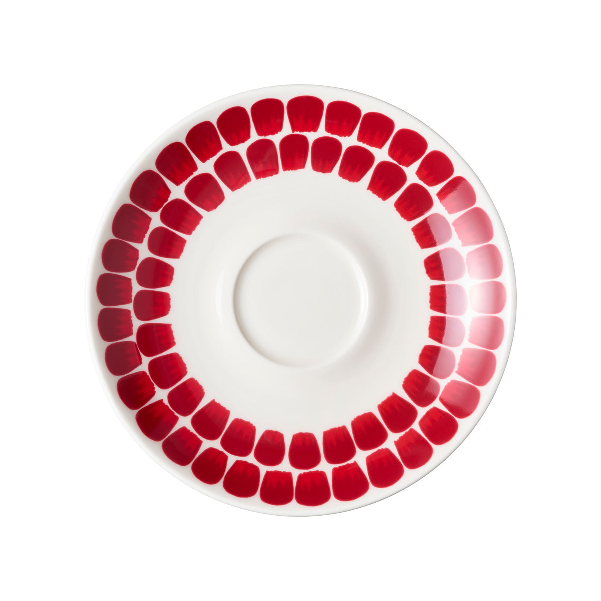 Tuokio dish 17cm red - Tuokio saucer 17cm red