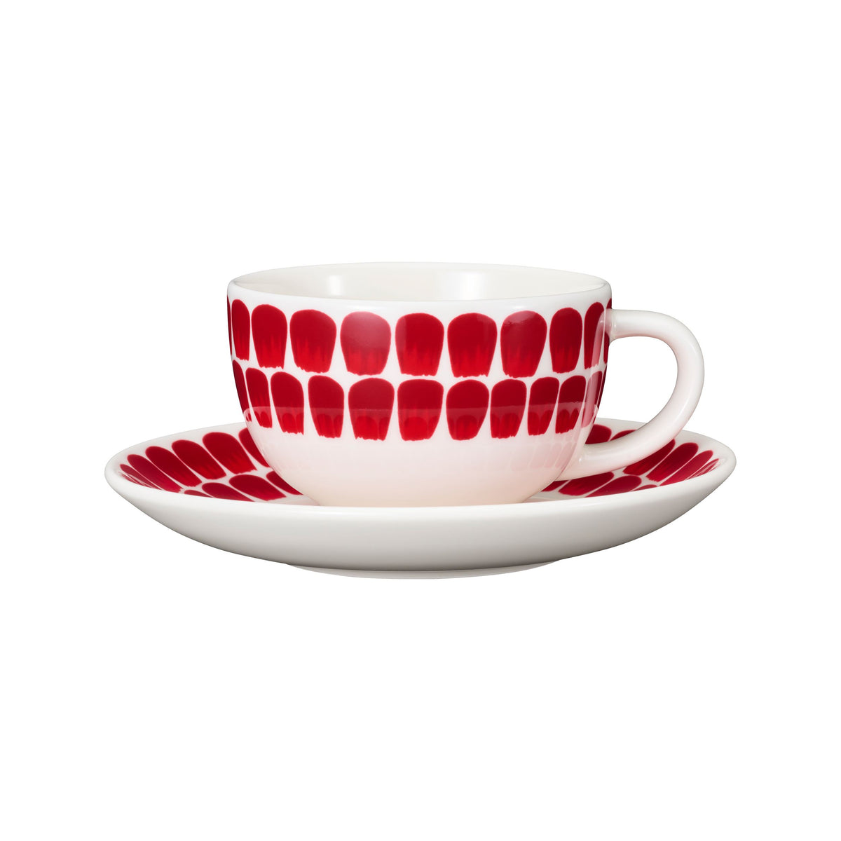 Tuokio dish 17cm red - Tuokio saucer 17cm red
