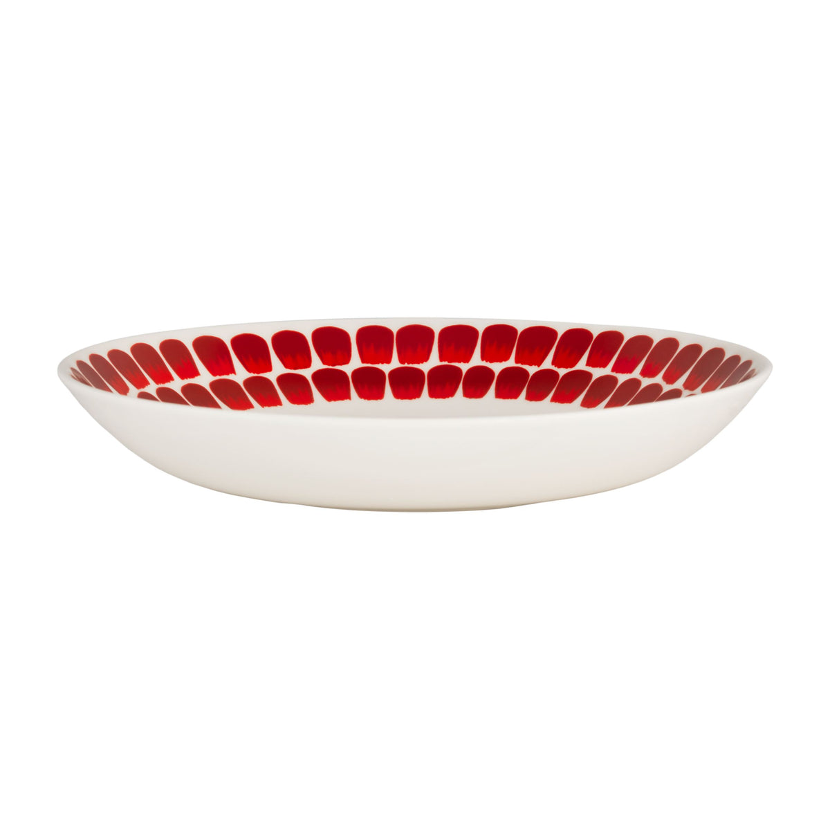 Tuokio plate 24cm red - Tuokio plate deep 24cm red