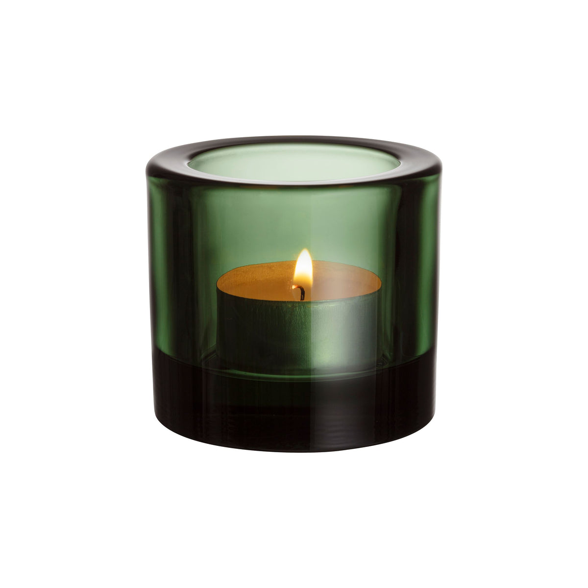 Kivi tealight candleholder 60mm pine green