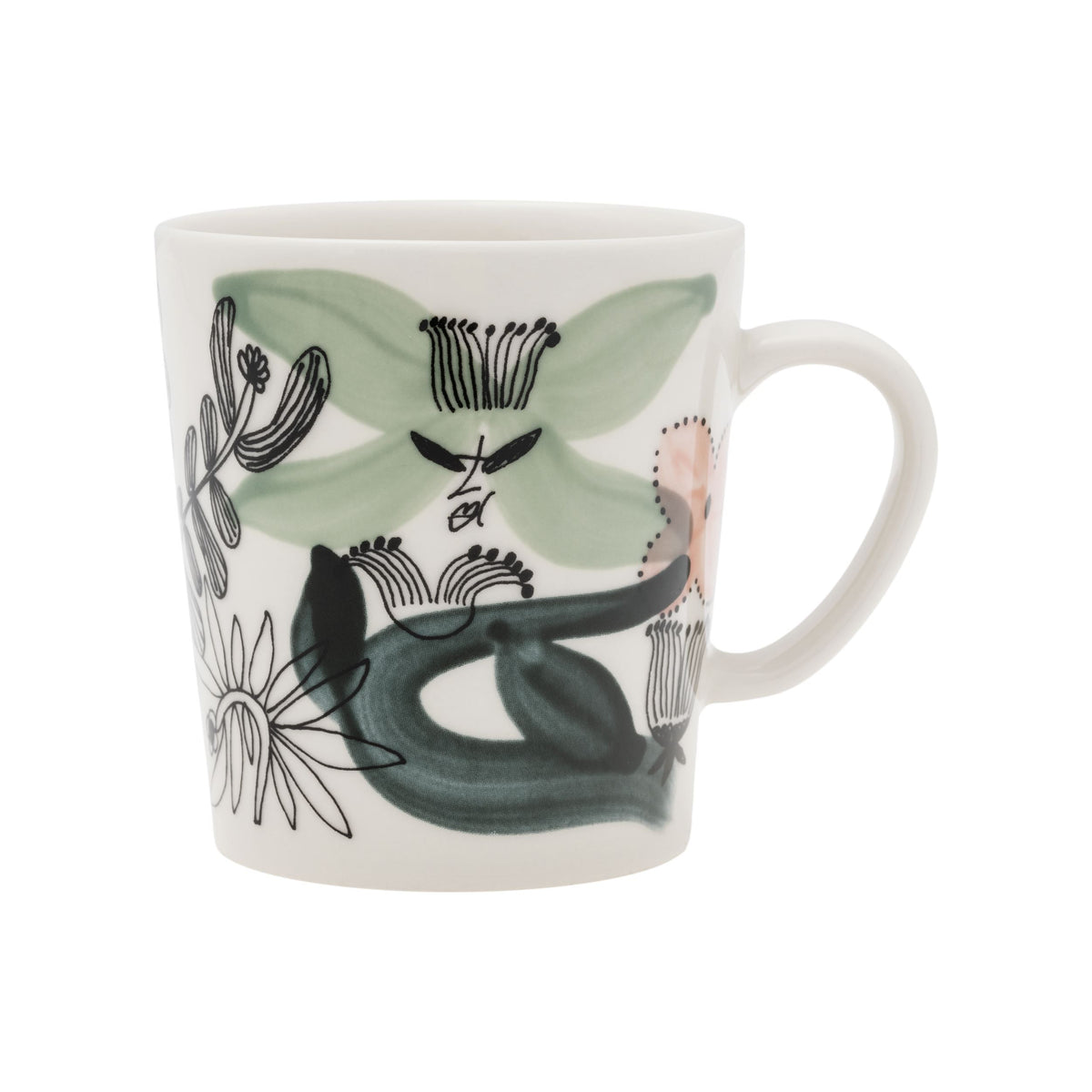Kukkamaa mug 0,3L green