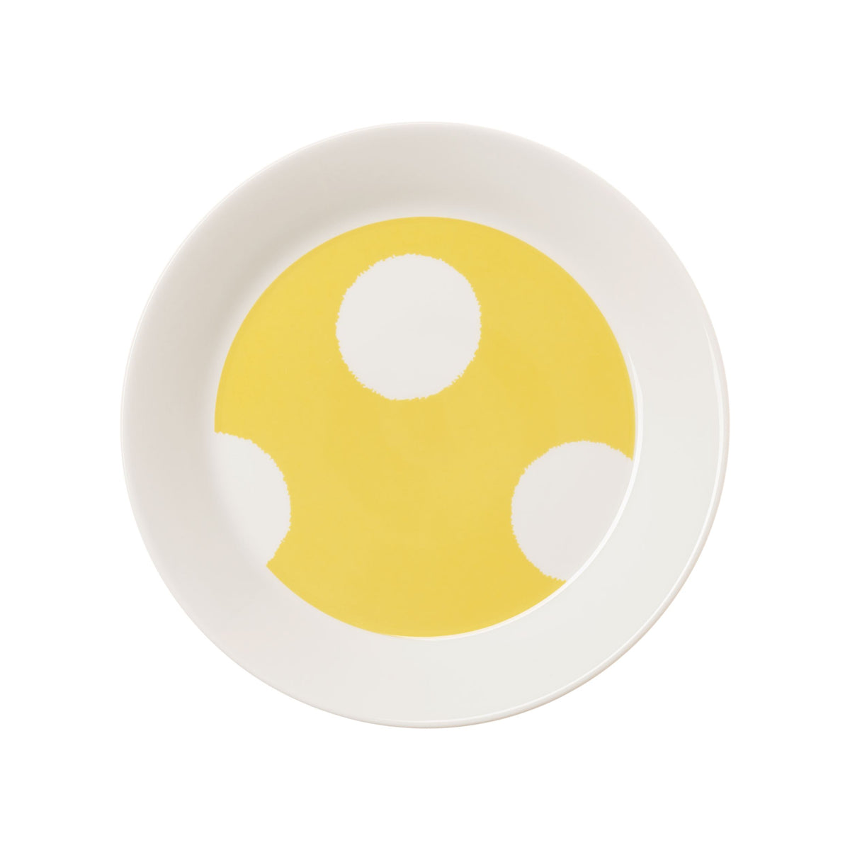 Vuokko plate 21cm crackle yellow - Vuokko plate 21cm Kraklee yellow