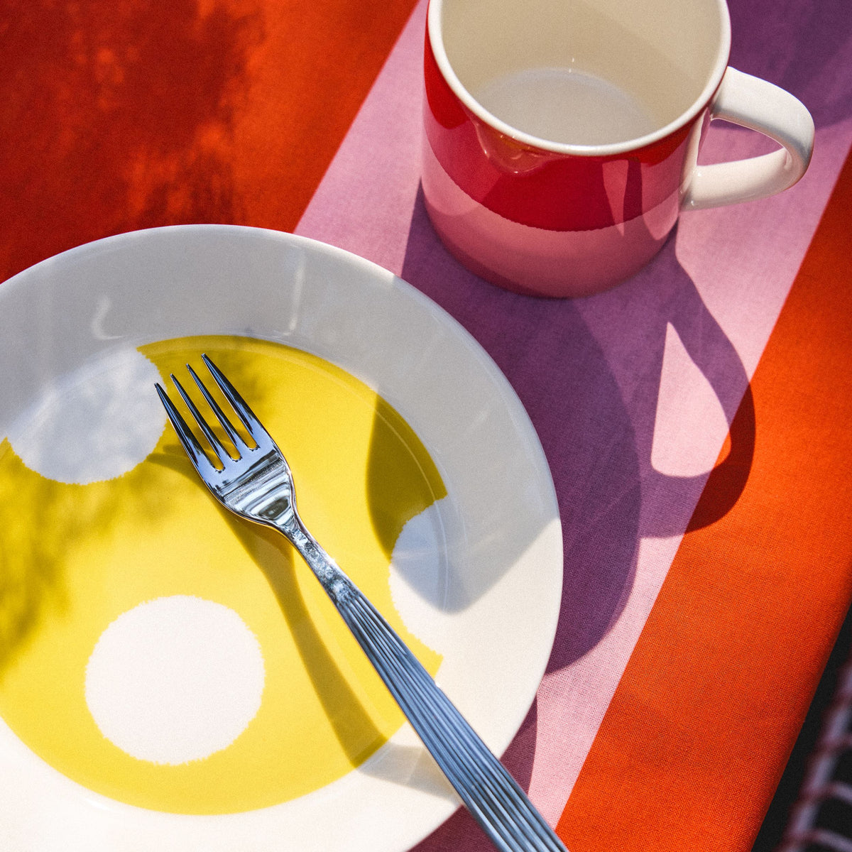 Vuokko plate 21cm crackle yellow - Vuokko plate 21cm Kraklee yellow