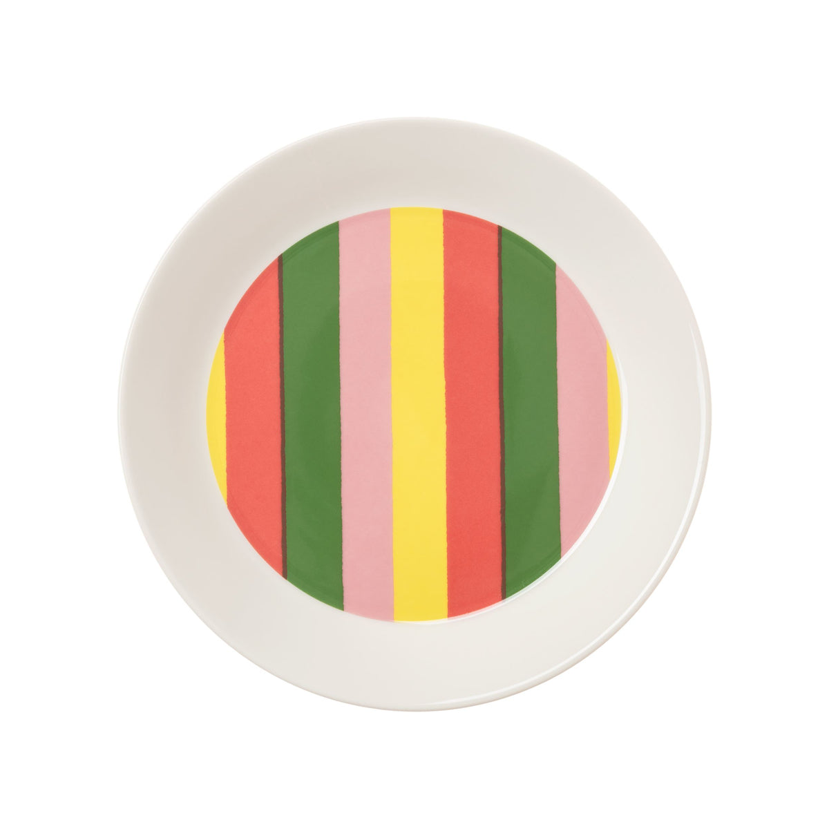 Vuokko plate 21cm Small 4-stripe - Vuokko plate 21cm Pieni 4-raita