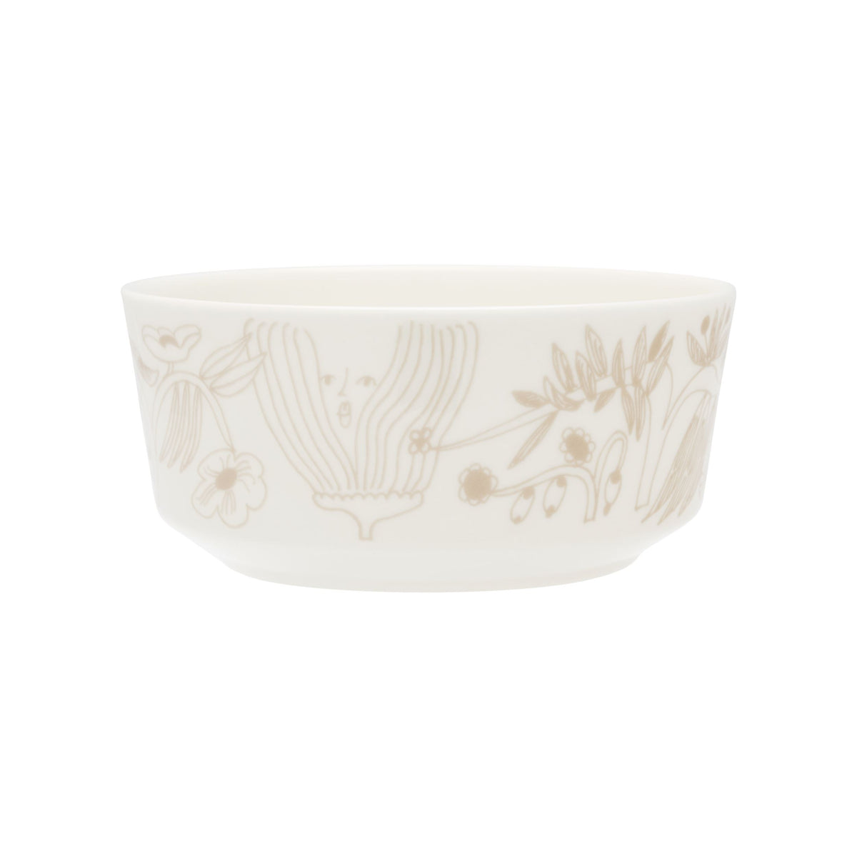 Puutarhurit bowl 13cm beige