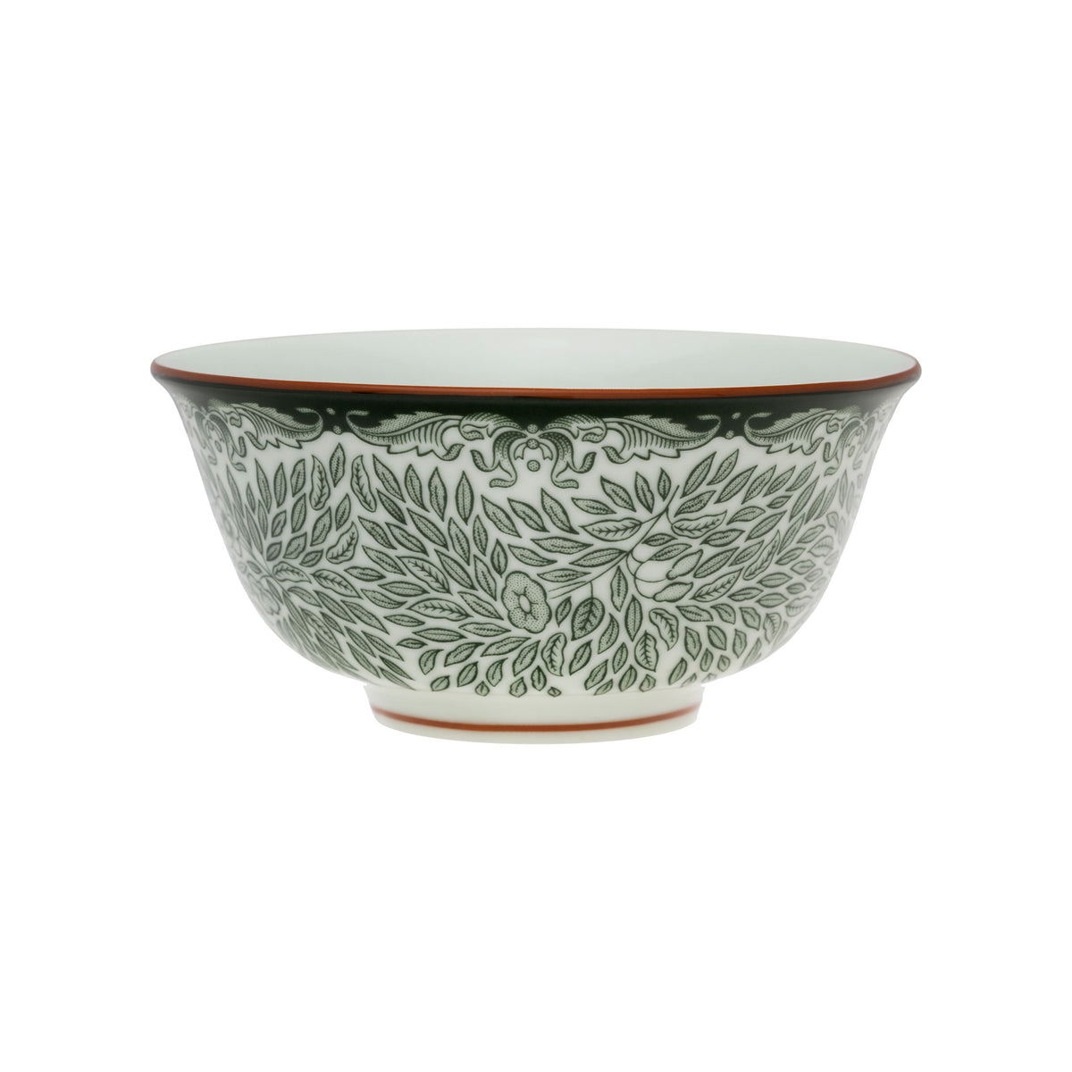 Ostindia Floris skål 30 cl grön - Ostindia Floris bowl 30cl green