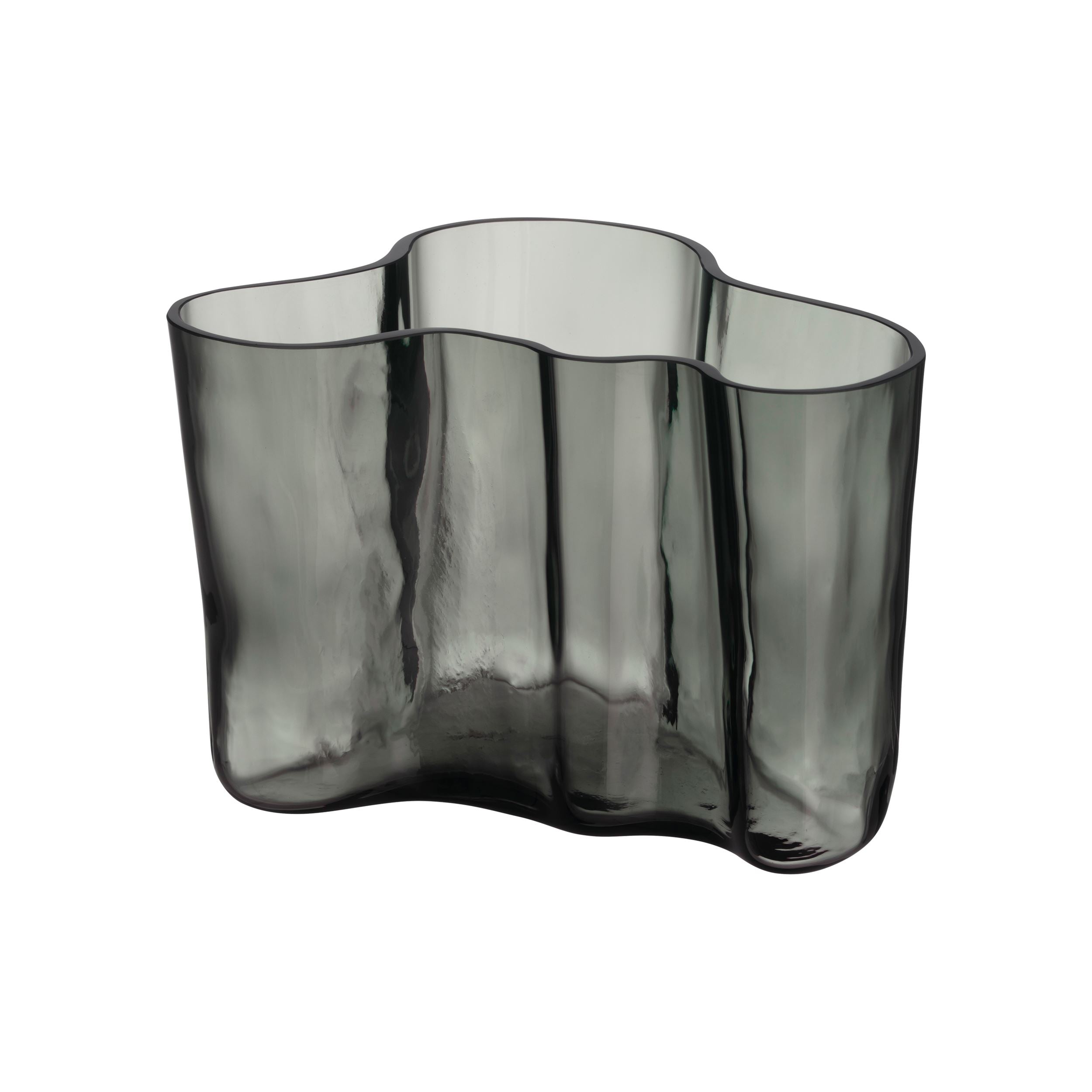 Aalto vase 140mm dark grey | Iittala