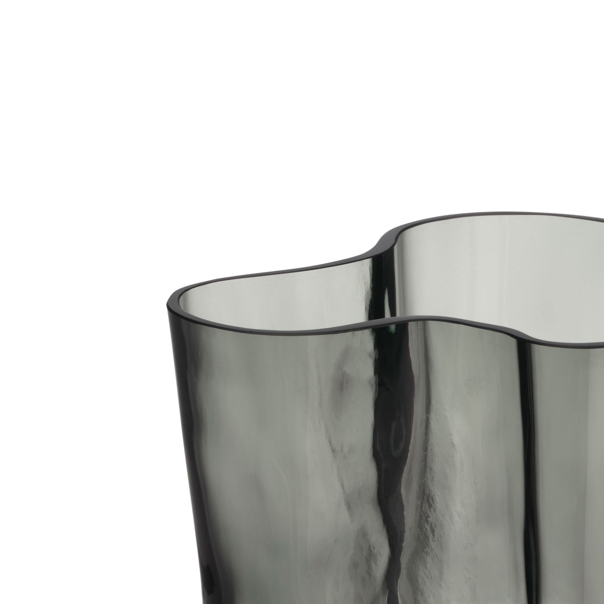 Aalto vase 140mm dark grey - Aalto vase 140mm dark grey wm