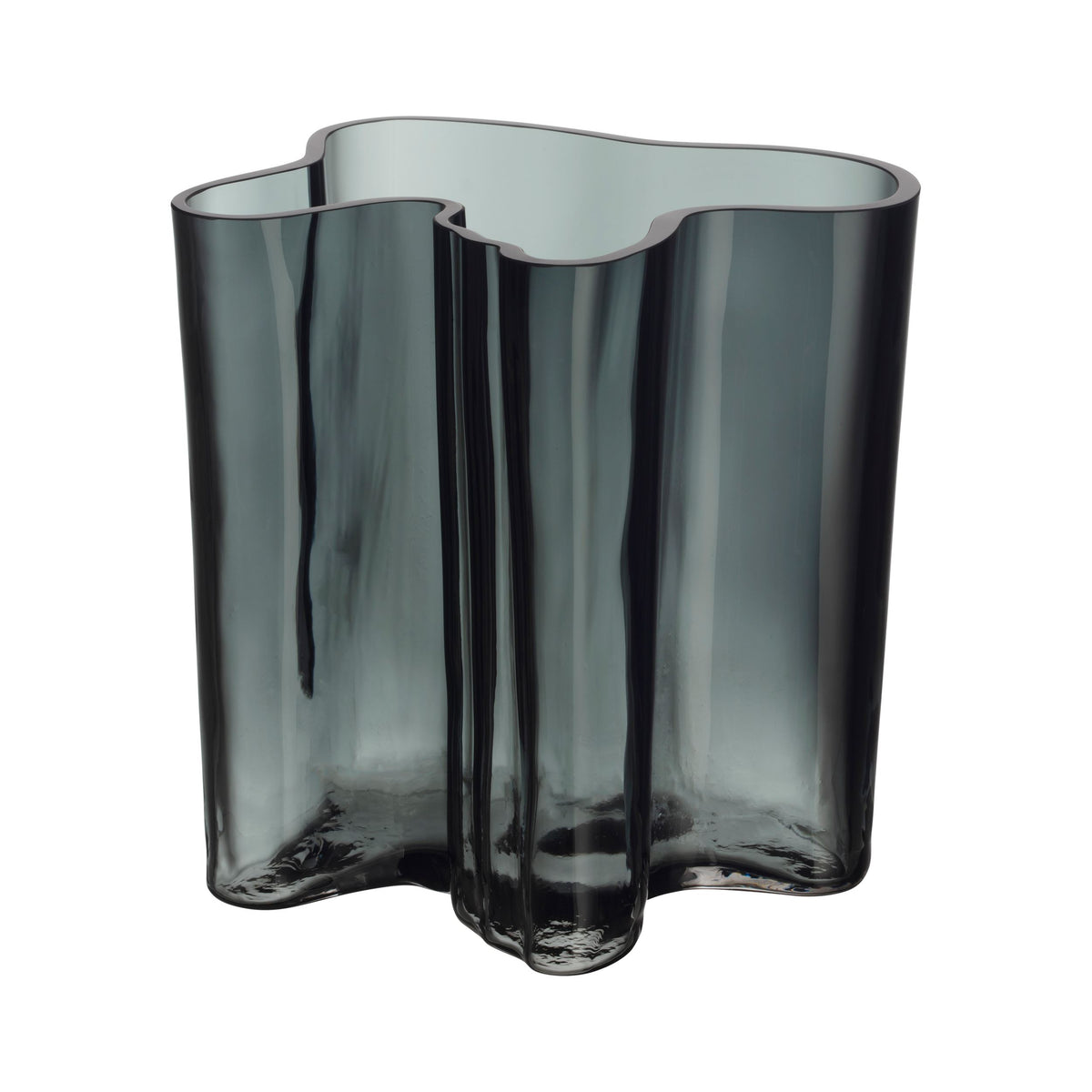Aalto vaas 200 mm donkergrijs wm - Aalto vase 200mm dark grey wm