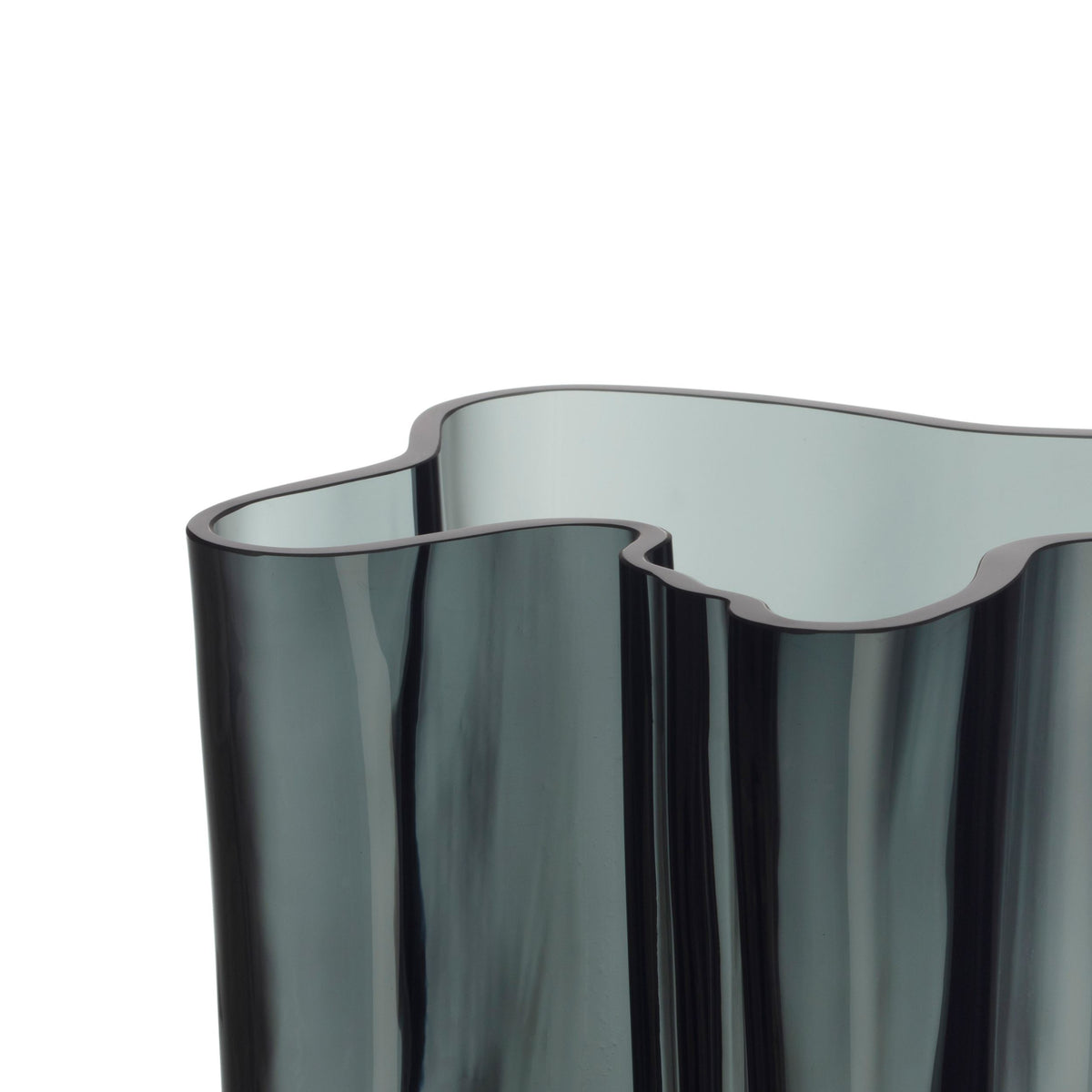 Aalto vaas 200 mm donkergrijs wm - Aalto vase 200mm dark grey wm
