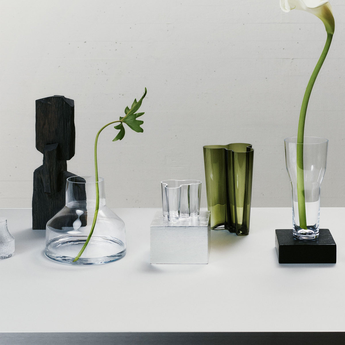 Solare Vase hoch 120x260mm transparent