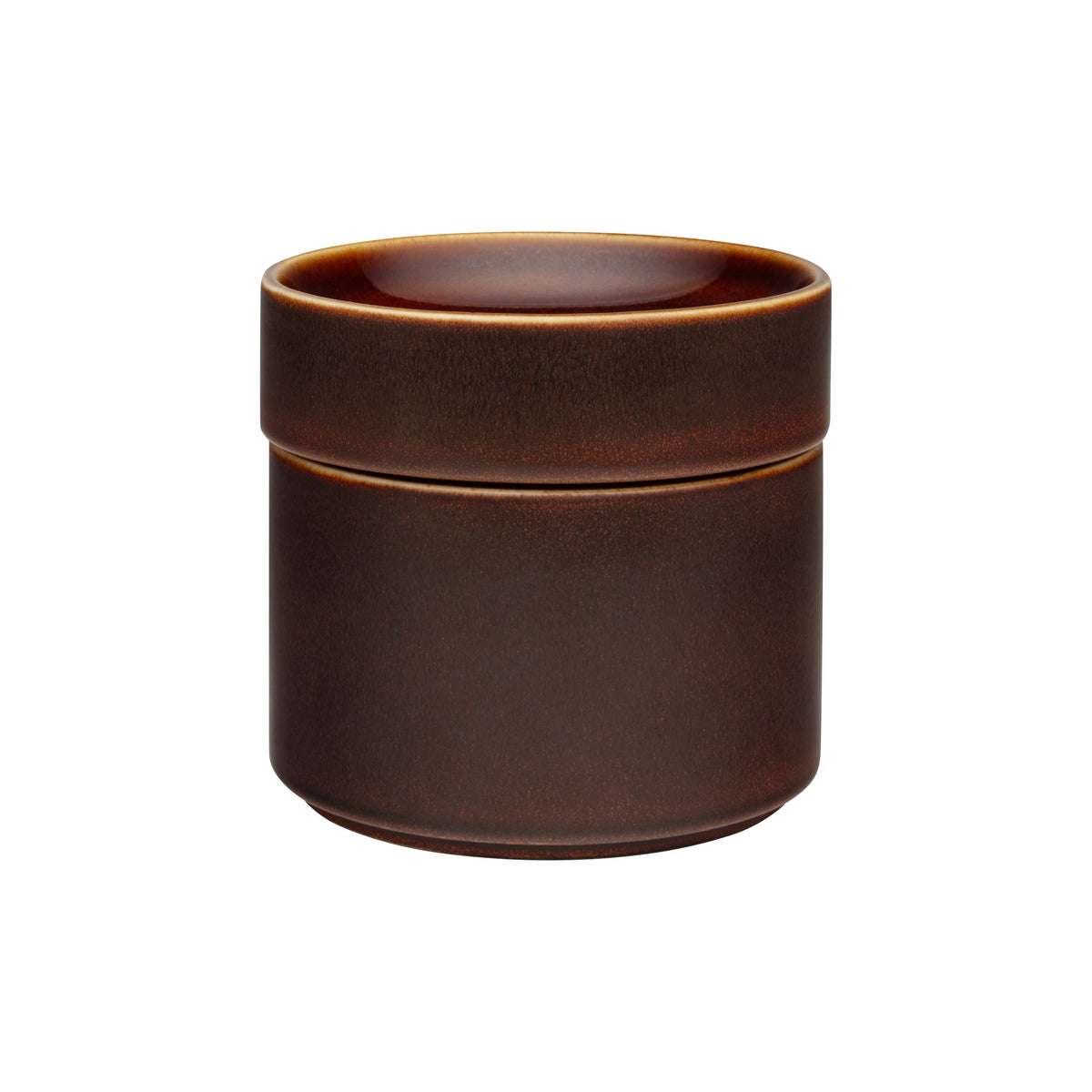 Kirnu treasure jar 11x10cm brown