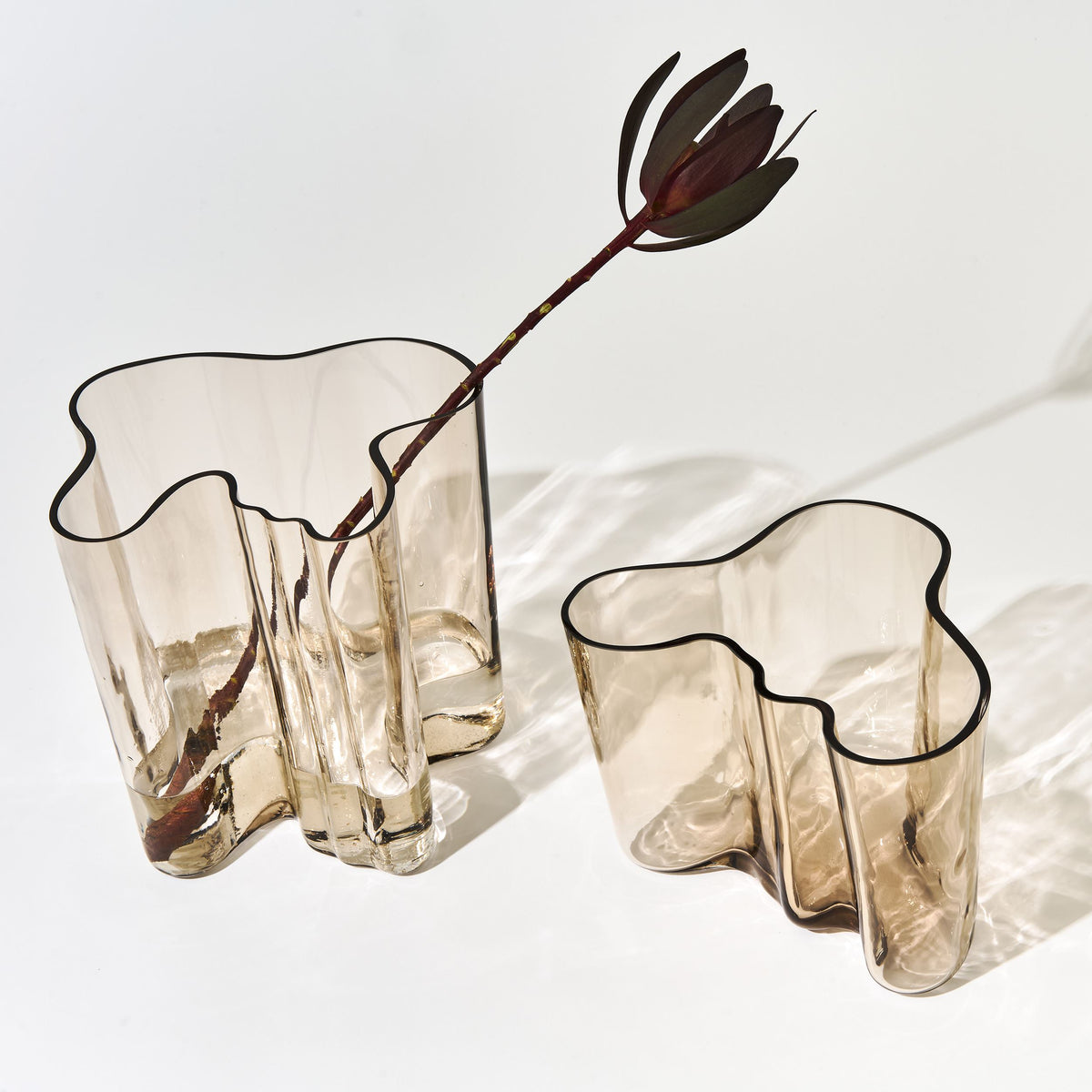 Alvar Aalto Collection vase 140mm linen - Aalto vase 140mm linen wm