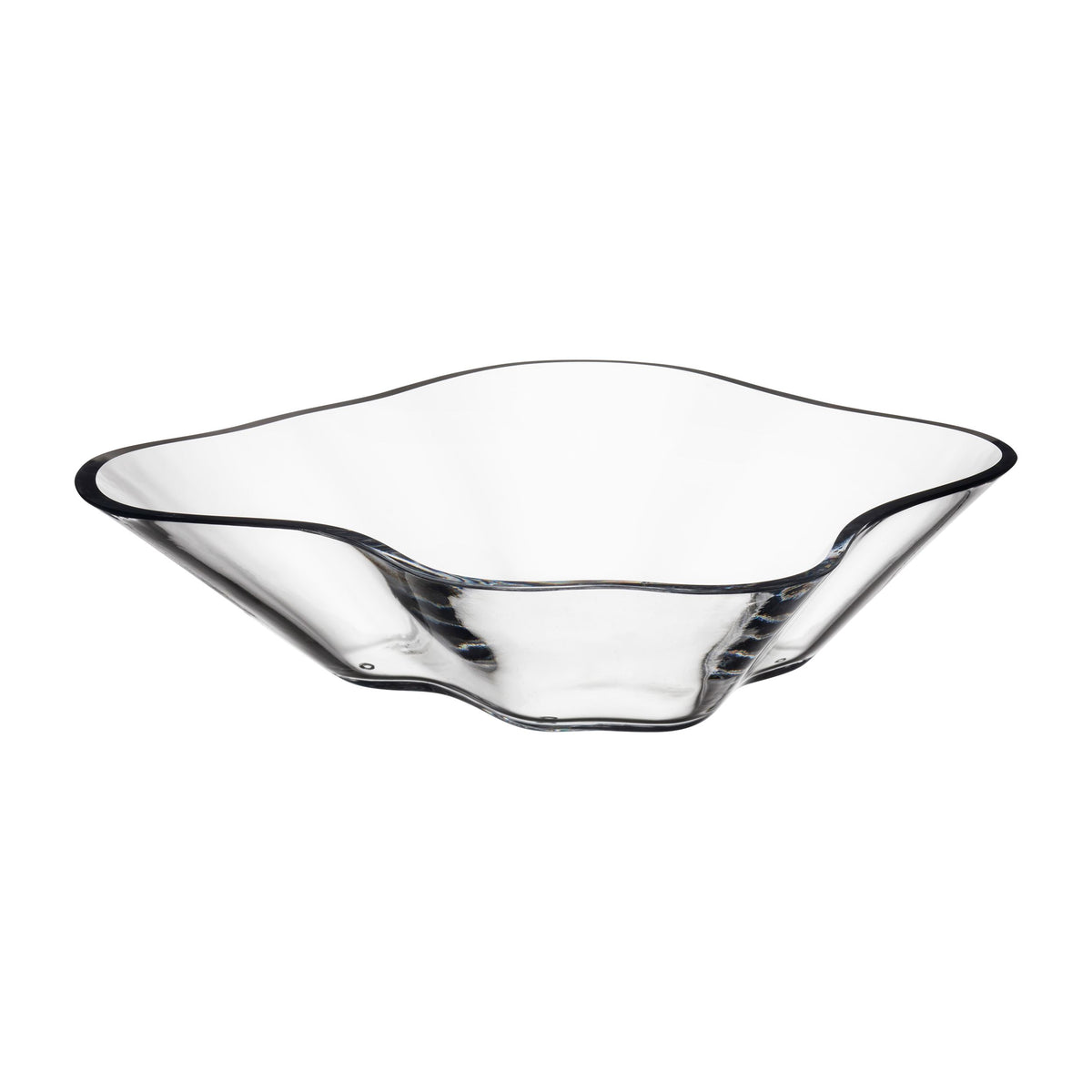 Alvar Aalto Collection Flower bowl 279x75mm clear - Aalto Flower bowl 279x75mm clear