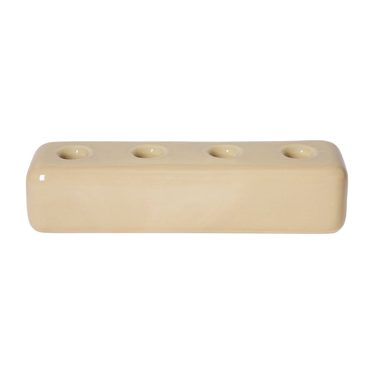 Element candle holder 4 candles sand