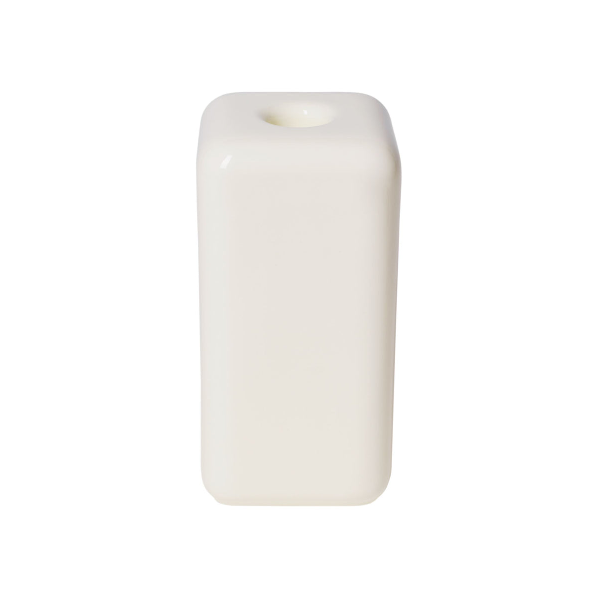 Element candle holder 1 candle white