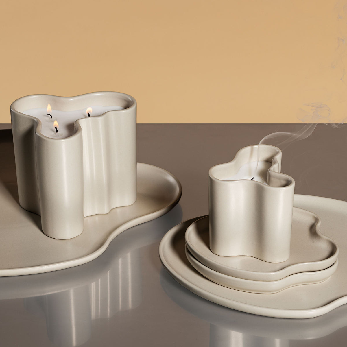 Alvar Aalto Collection Duftkerze 8cm Sand