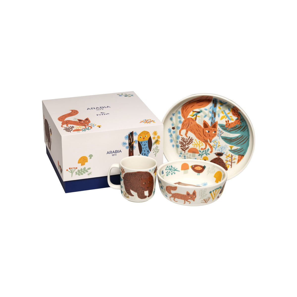 Poppoo children's tableware Friends 3set