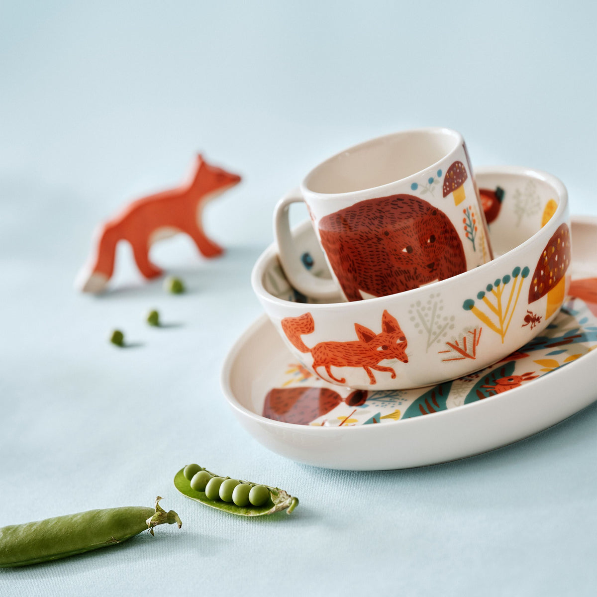 Poppoo children's tableware Friends 3-set - Poppoo children's tableware Friends 3set