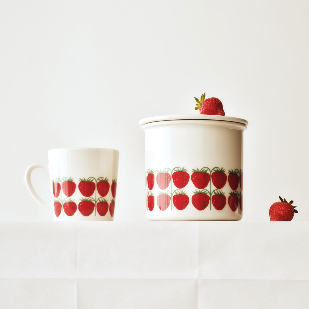 Pomona jar with lid 0,6 L strawberry - Pomona jar with lid 0,6L strawberry
