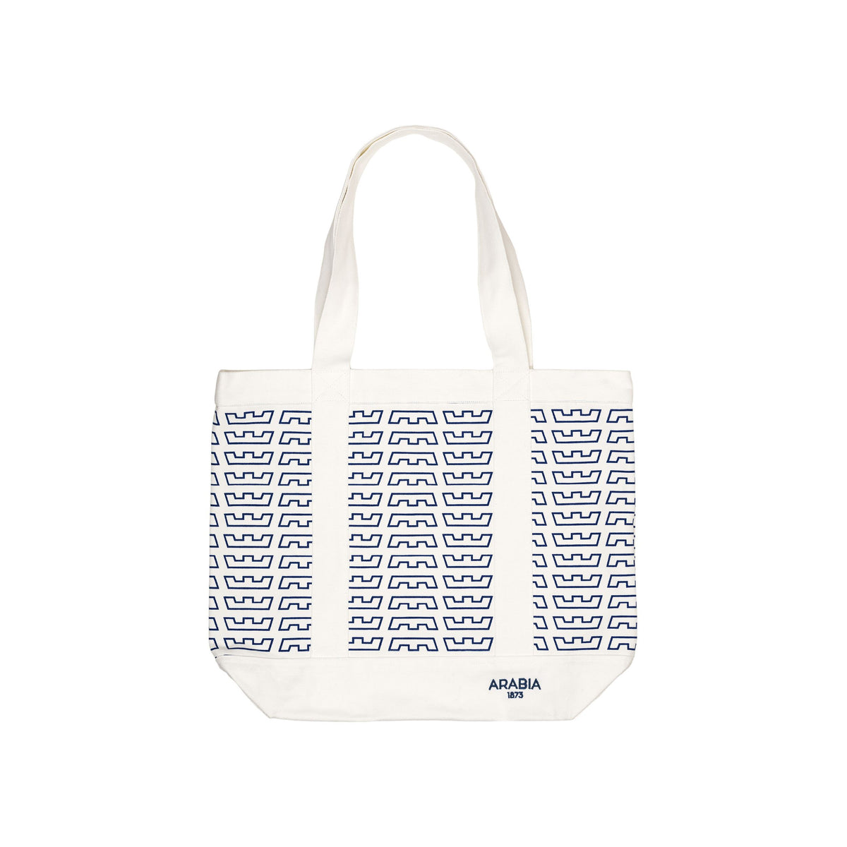 Arabia 1873 tote bag Crowns white