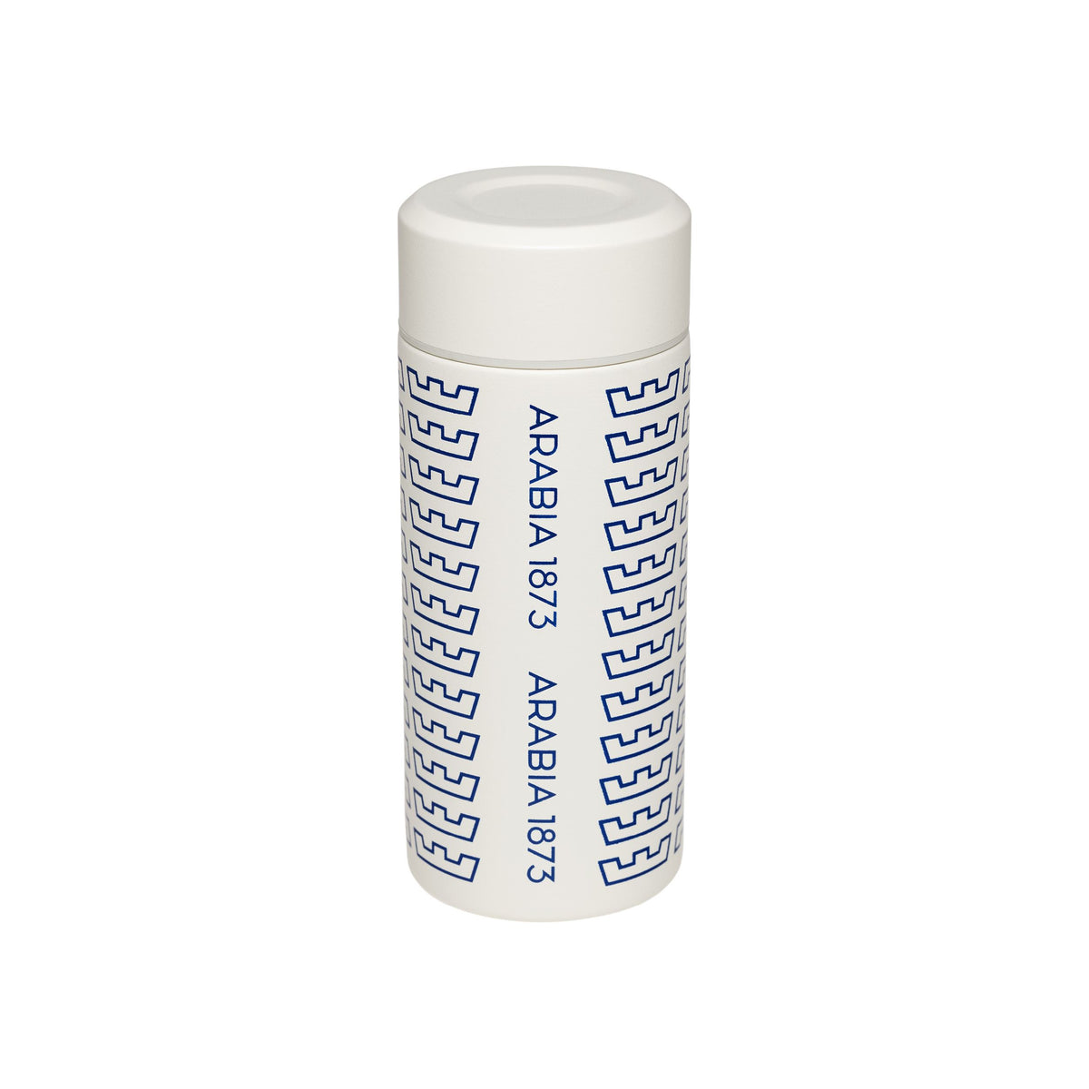 Arabia 1873 thermos 220 ml Crowns white - Arabia 1873 thermos 220ml Crowns white