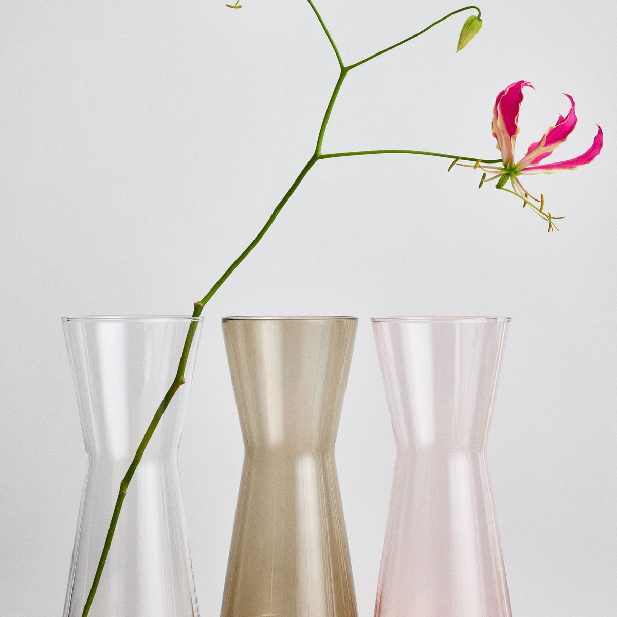 Kartio vaas 220 mm roze - Kartio vase 220mm rose
