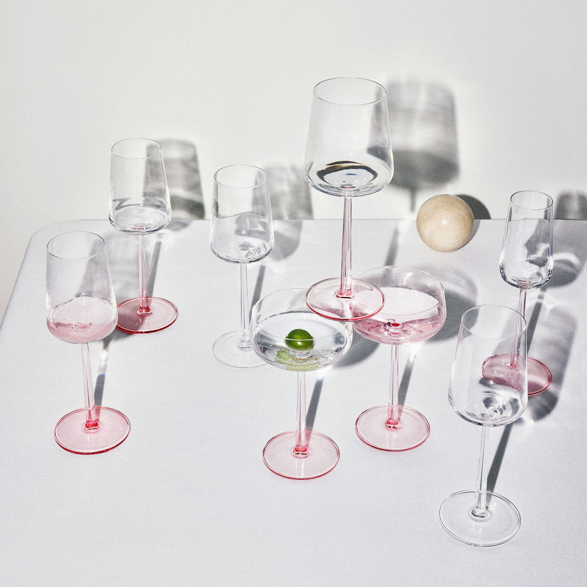 Essence cocktail bowl 31 cl rose 2-pack - Essence cocktail bowl 31cl rose 2pc
