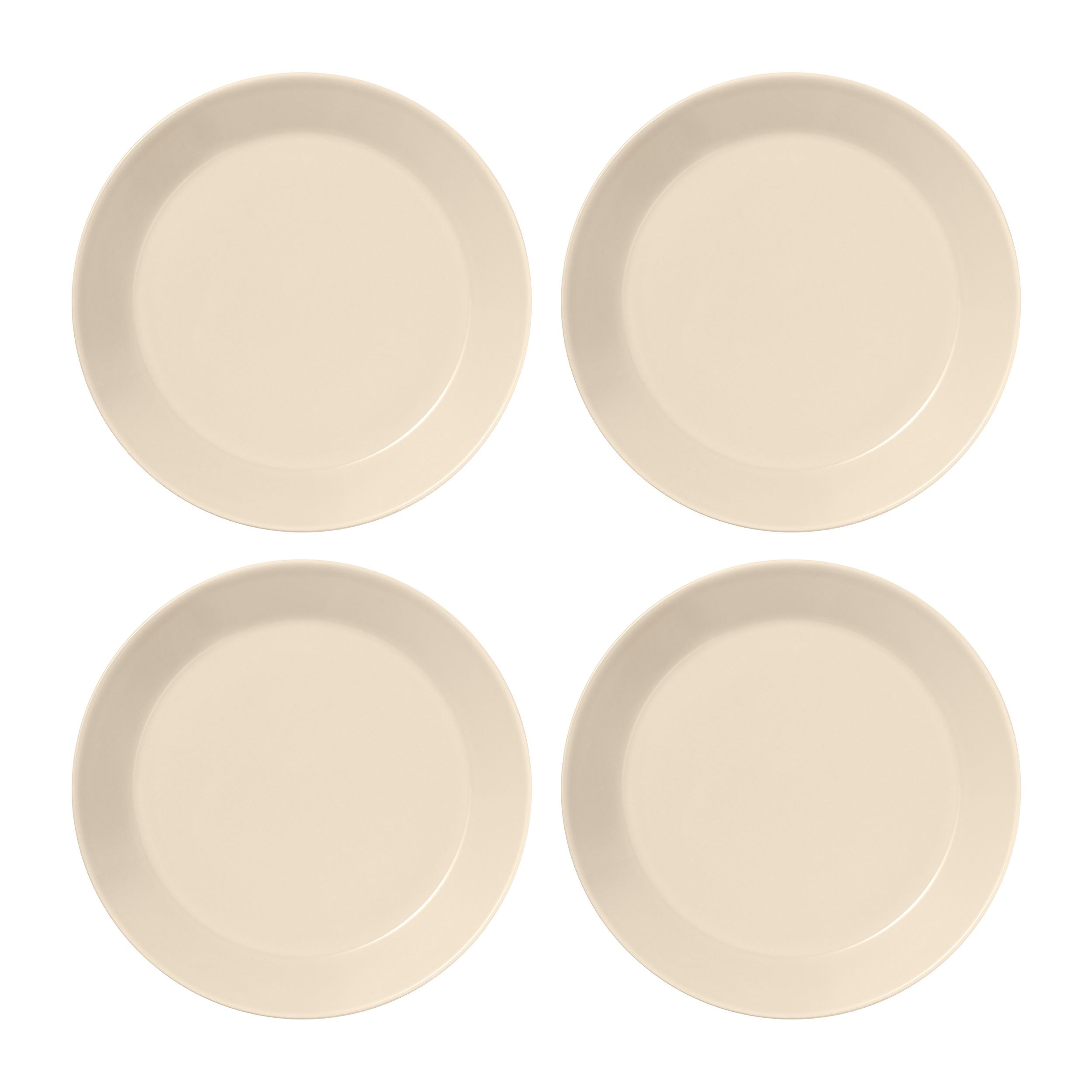 Teema plate 21cm linen 4pcs | Iittala