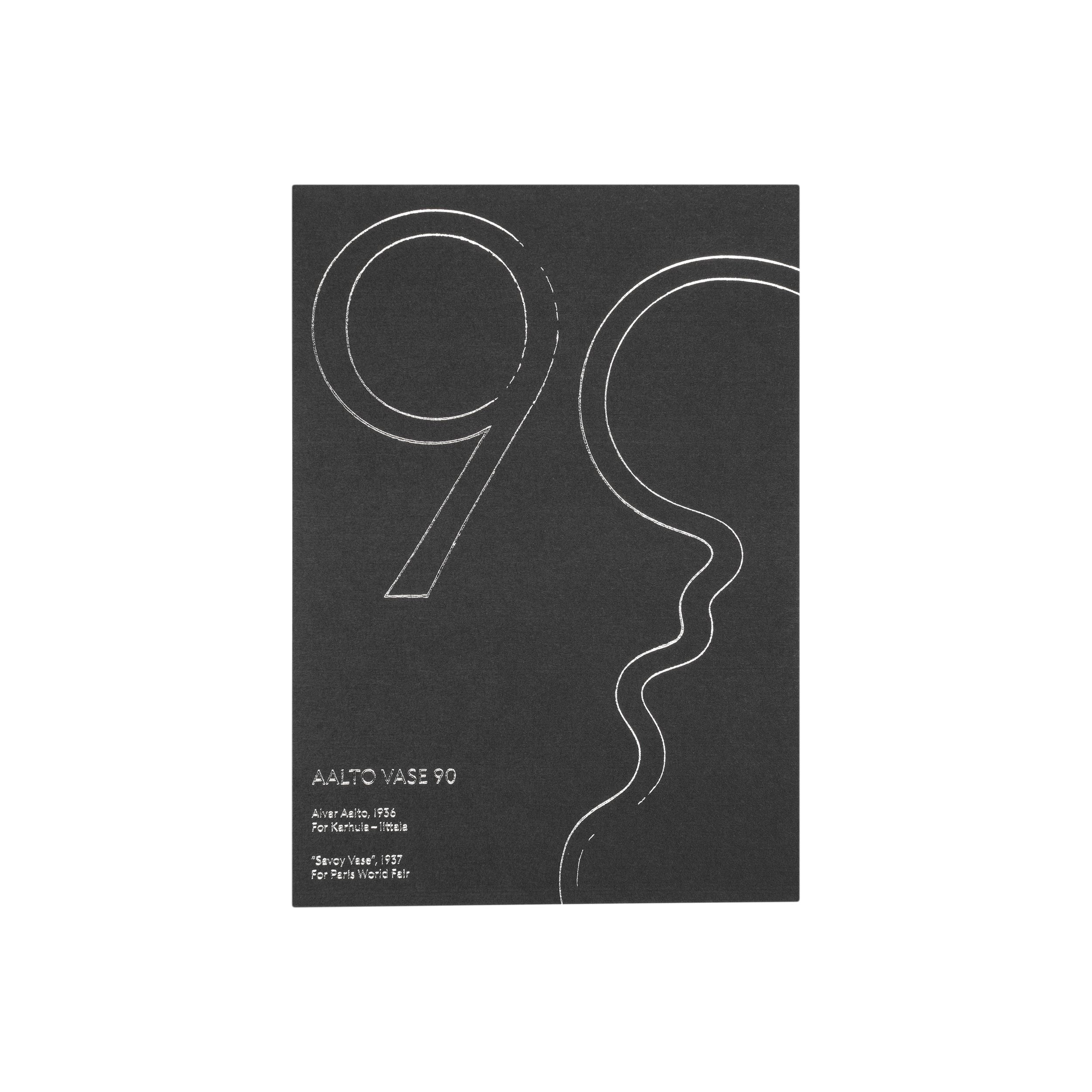 新品未使用 Aivar Aalto ポスター 50x70cm Aalto poster 50x70cm Aalto 90 white | Iittala