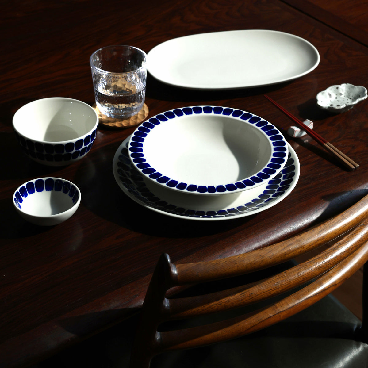 24h oval plate 18x28 white