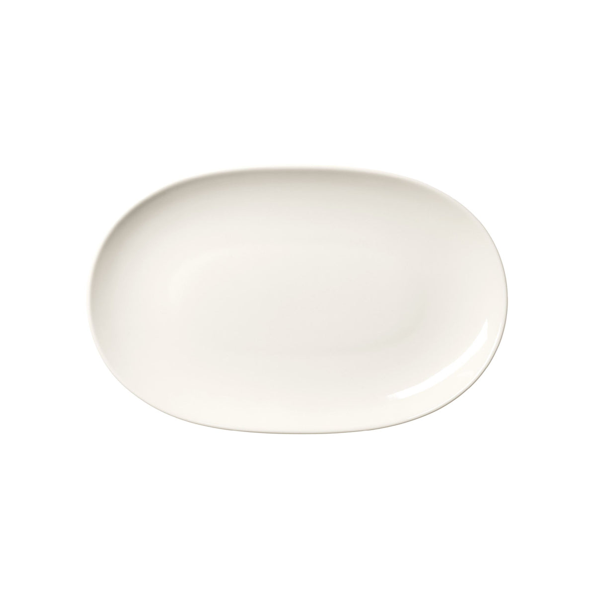 24h oval plate 18x28 white