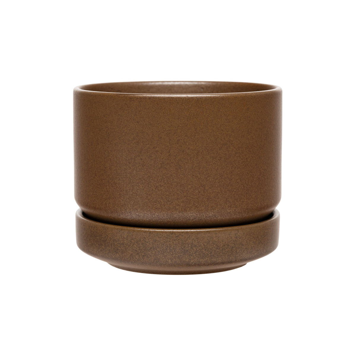 SN plant pot 11cm brown matt