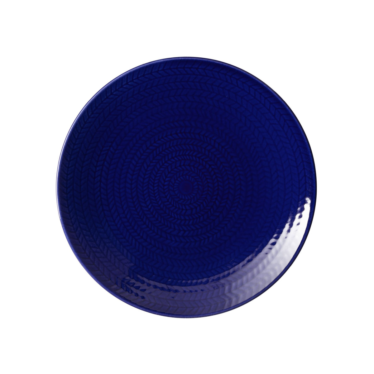 Blå eld tallrik 19cm blå - Blå eld plate 19cm blue