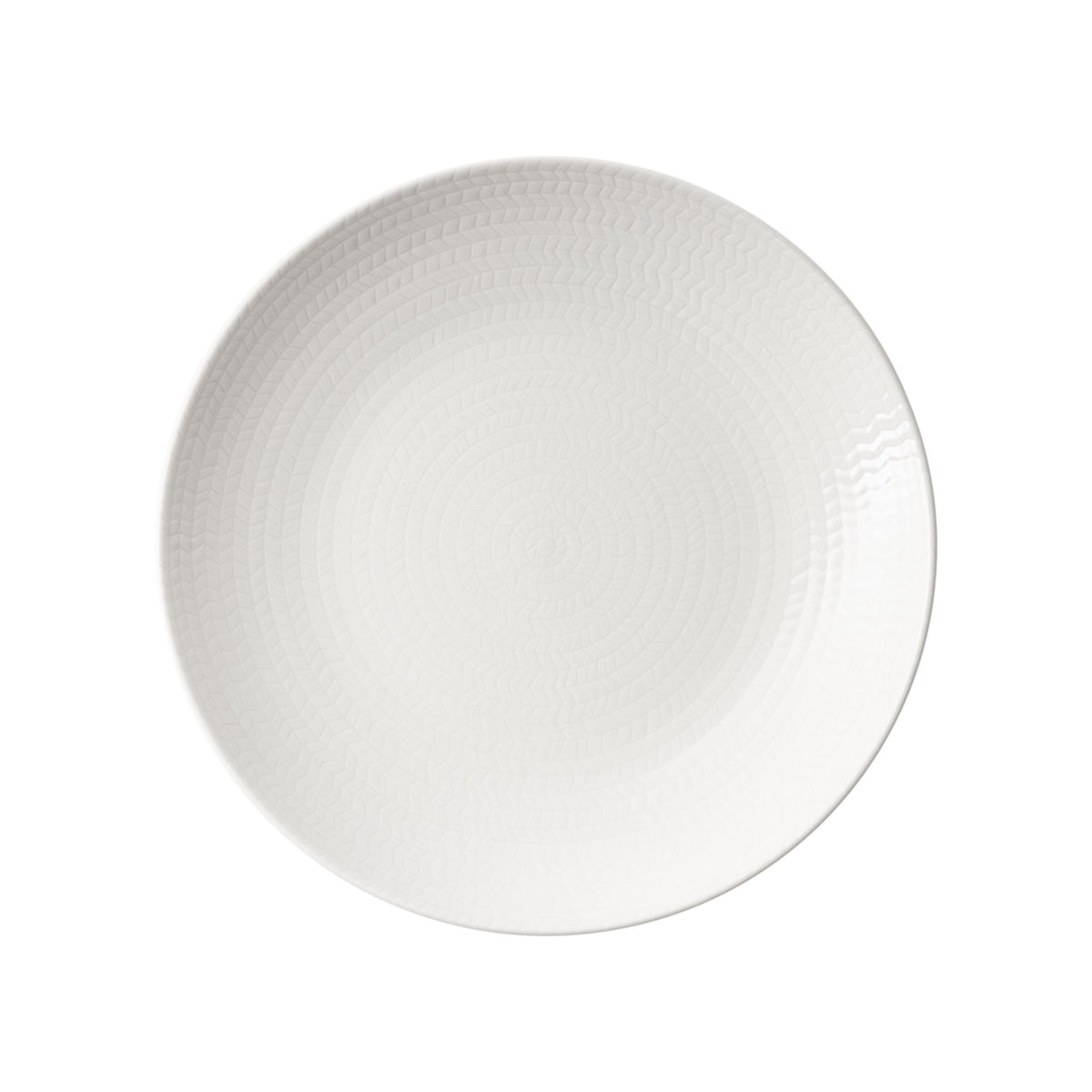 Blå eld tallrik 23cm vit - Blå eld plate 23cm white