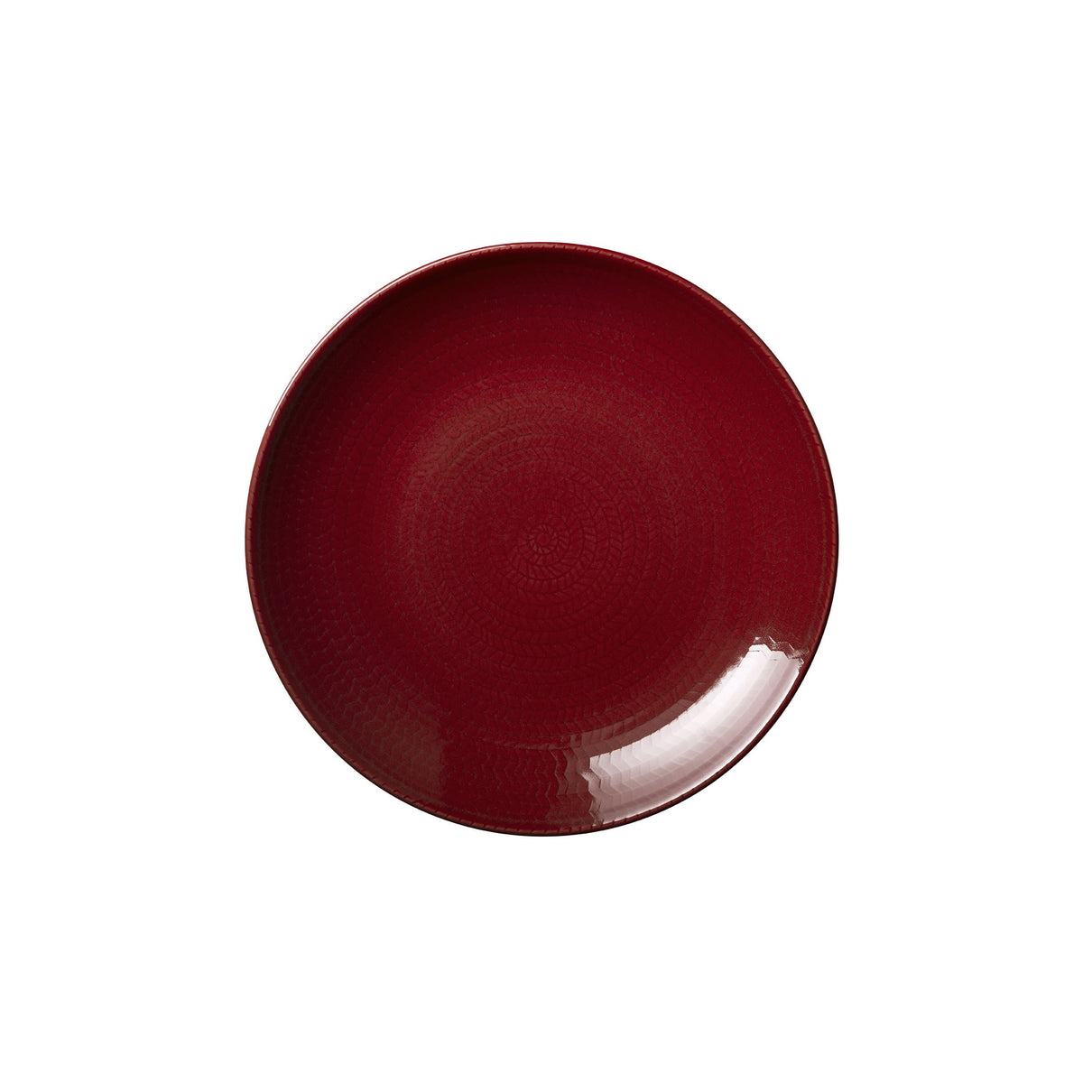 Blå eld plate 23cm red