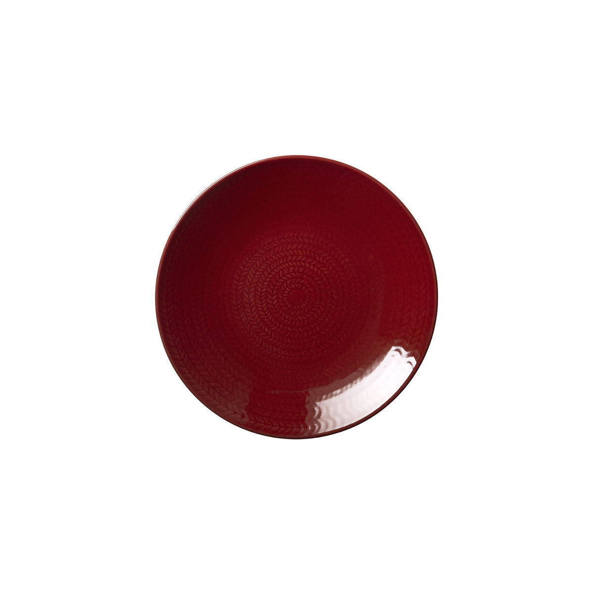 Blå eld plate 19cm red