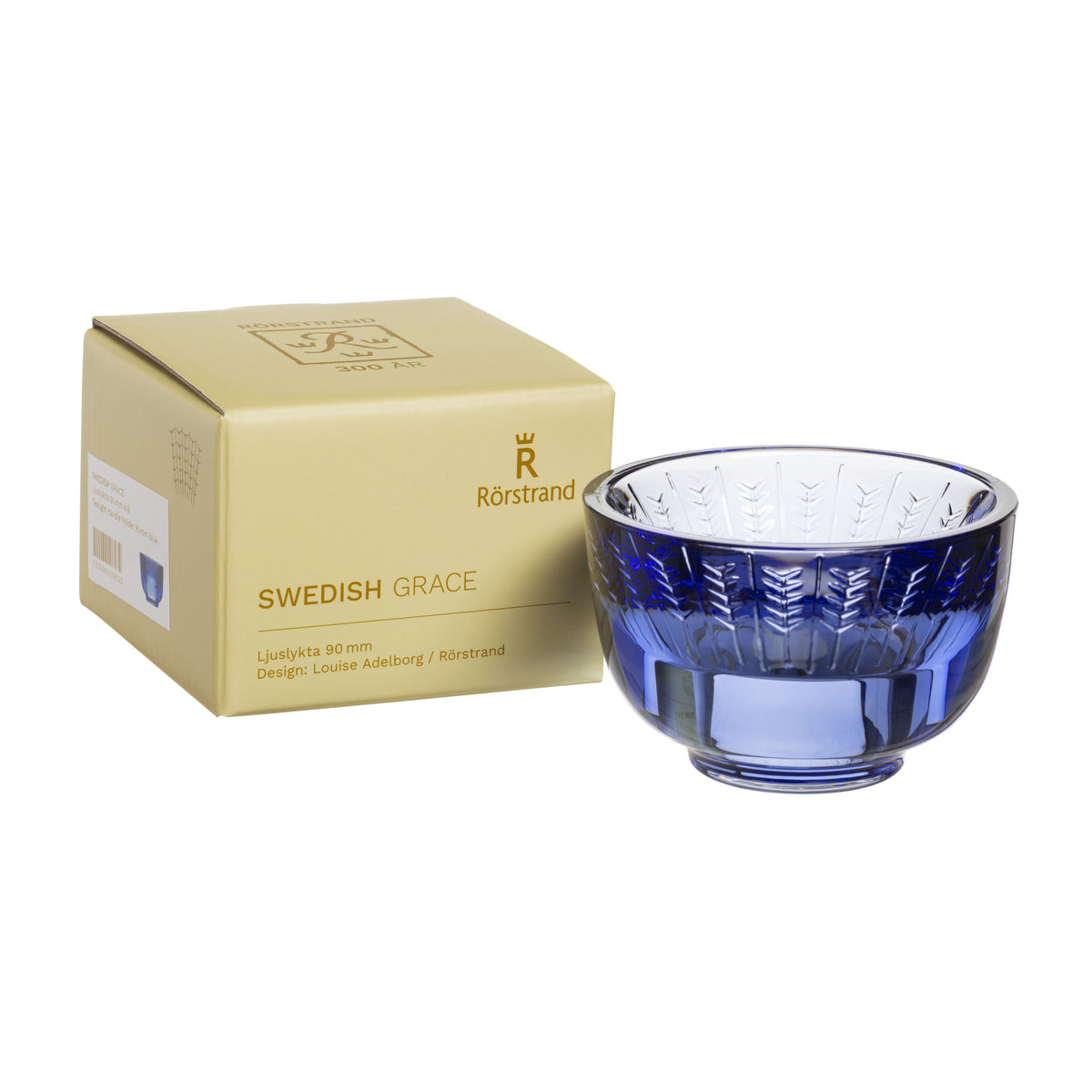 SWGR tealight candle holder 90mm blue